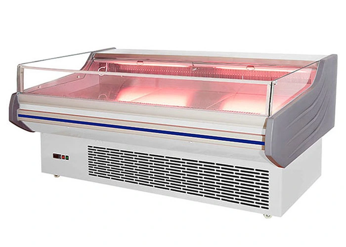 Commercial Meat Shop Butcher Equipment Service Counter Cabinet Deli Chicken Display Showcase Fridge Refrigerator